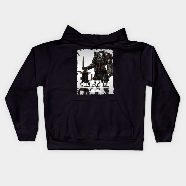 Helldivers 2 Kids Hoodie by Roxy Khriegar Store